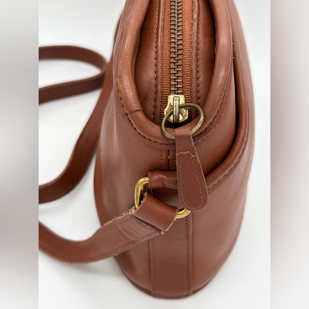 COACH Vintage (90’s)  Anderson 9976 Tan Leather Crossbody Bag -EUC - Picture 4 of 8